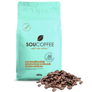 Café em Grãos 500g - 2 Pacotes de 250g Sou Coffee